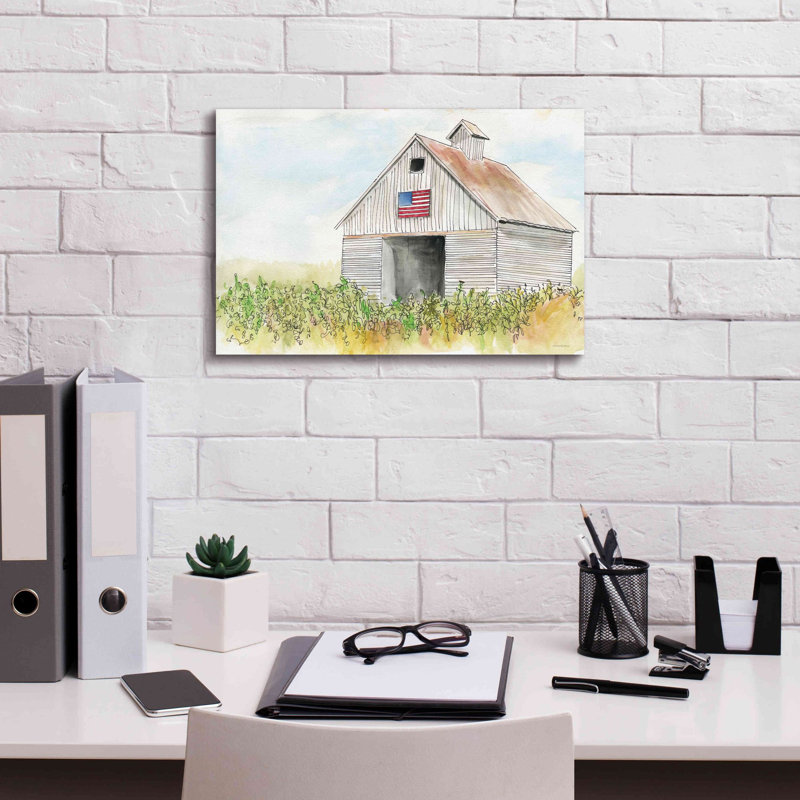 August Grove® «Beautiful For Spacieux Skies» par Kamdon Kreations, estampe numérique sur toile, H 12 po x l 18 po x P 0,75 po