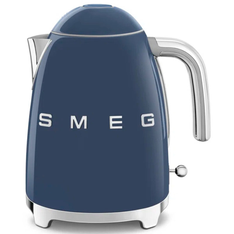 SMEG 50's Retro Style Aesthetic 7-Cup Kettle, Navy