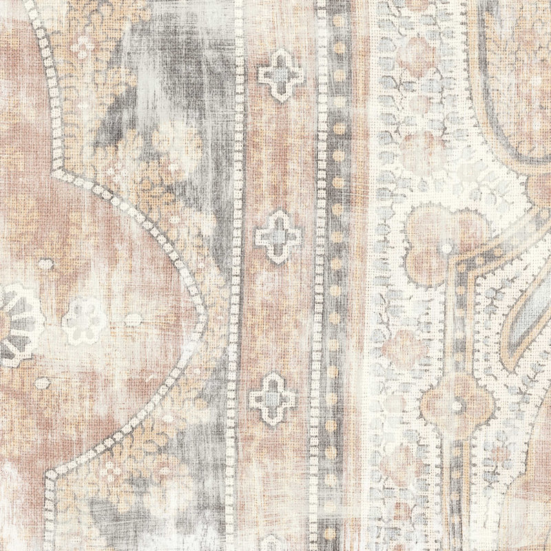 Tissu antique I par Wild Apple, H 20 po x l 20 po, Non, Toile tendue
