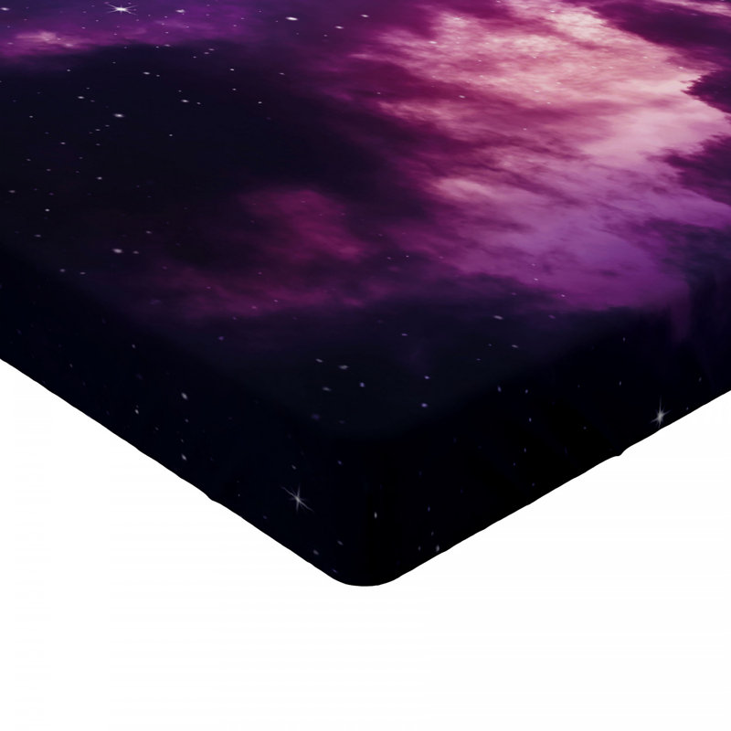 Microfiber Abstract Fitted Sheet, Queen Fitted Sheet