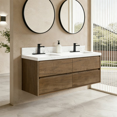 Meuble-lavabo mural 60 po