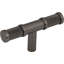 Burnham T-Knob 3 Inch Flat Black-319317944