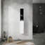 Armoire latérale de salle de bain 12 po, 2 portes à fermeture douce, conception à fixation flottante-709894090
