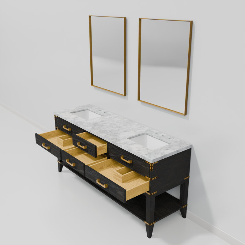 Double Bathroom Vanity with Top