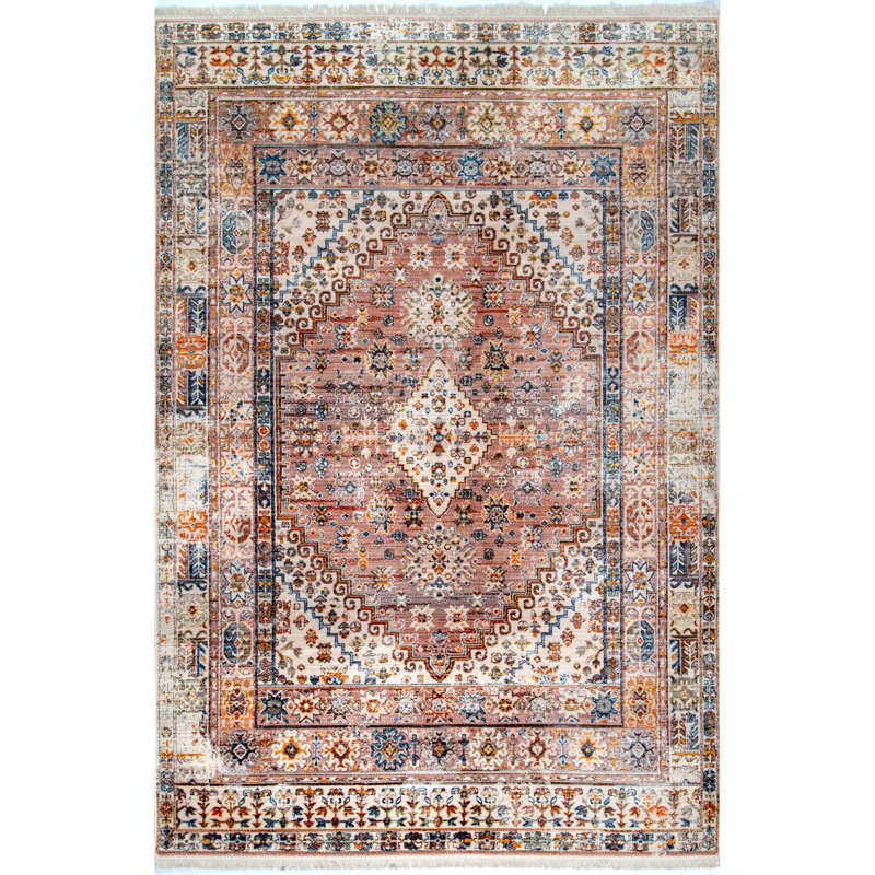 Roehl Oriental Brown Area Rug, Rectangle 8' x 10'