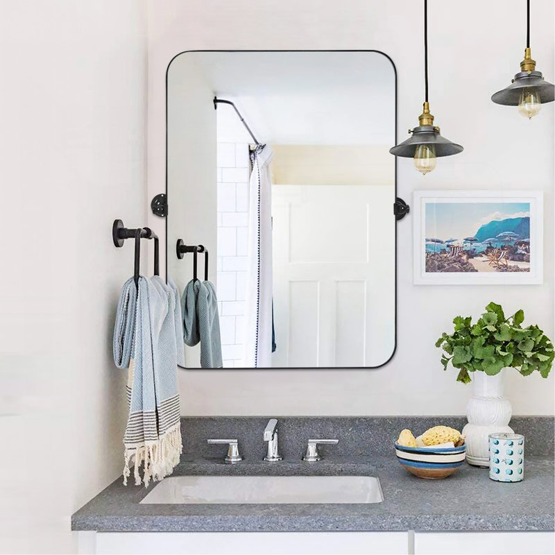 Stylish Bathroom Mirror With Elegant Design And Enhanced Functionality