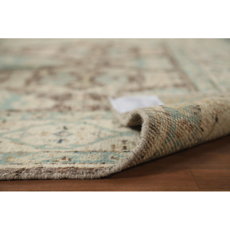 Tapis turc en laine fait à la main Oushak 7 x 10