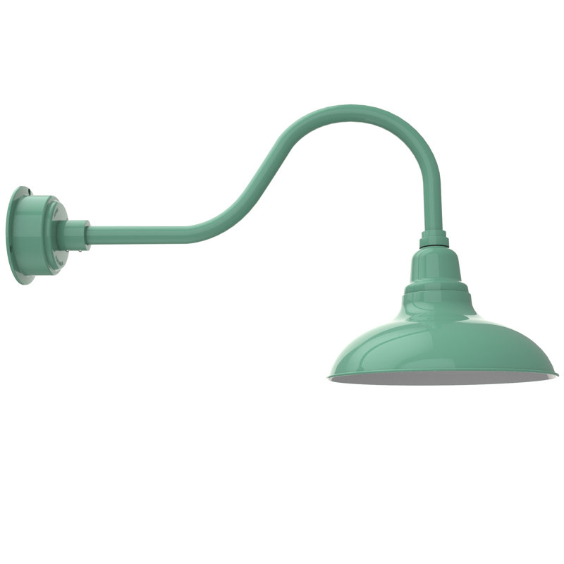 Idella LED Wall Light, Jade, 17" H x 12" W x 38" D
