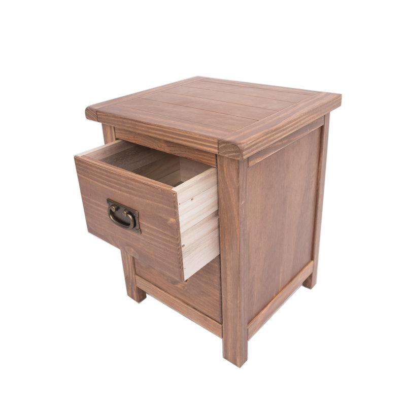 Piccadilly 45cm W Plywood / Laminate Board Bedside Table