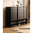 Minimalist modern multifunctional solid wood shoe cabinet