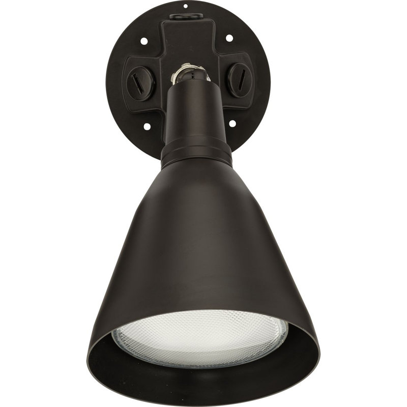 Lowe Powder Coated Finish Aluminium Flood Light, Antique Bronze
