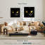 Chat noir aux yeux jaunes Brampt-109378192