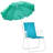 Folding Beach Chair With Umbrella For Adults, Lightweight Porable Camping Chair With 265Lbs Capacity For Travel Picnic Concert & Outdoor Activities, Mint Green-307054855