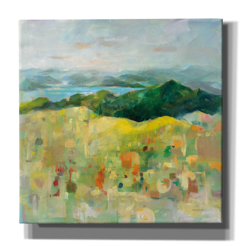«On The Headland» par Danhui Nai, art mural sur toile, H 18 po x l 18 po