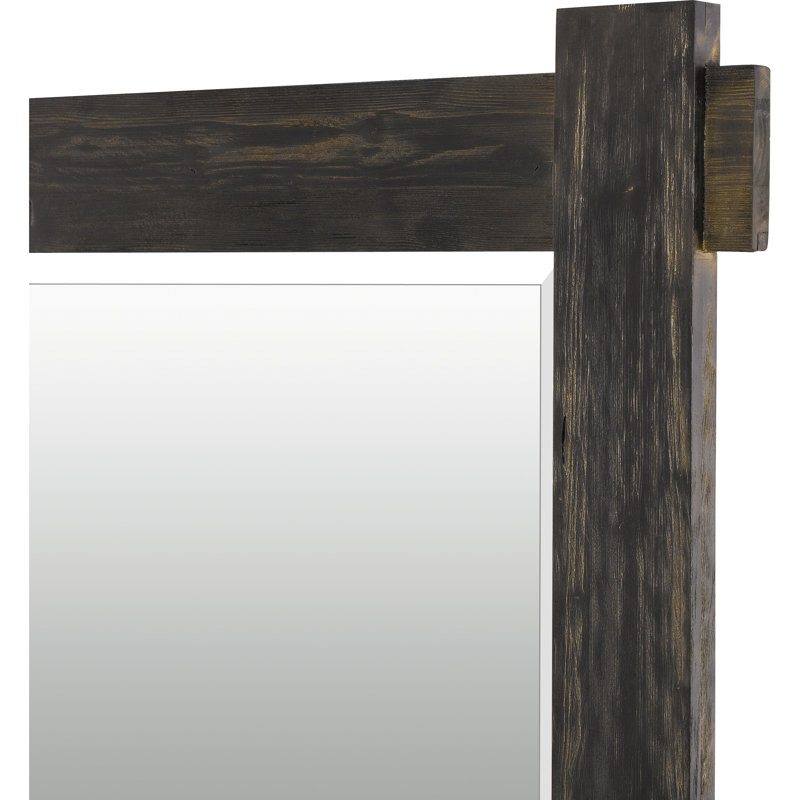 Thomasson Wood Flat Wall Mirror