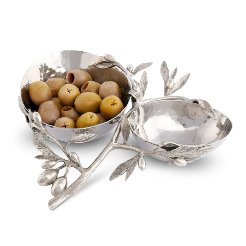Bol de service double Olive Grove