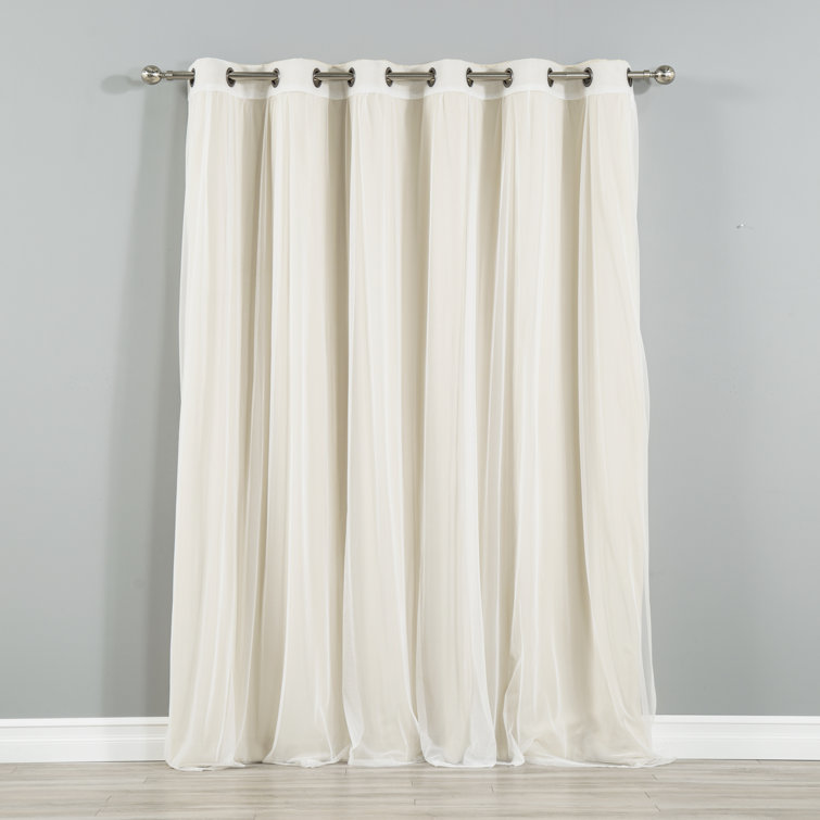 Granados Solid Blackout Thermal Grommet Curtain (ours are black)