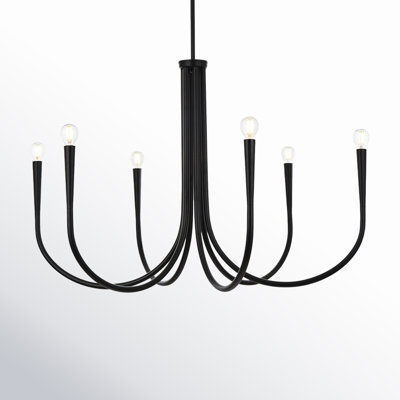 Catalena 6 - Light Dimmable Classic/Traditional Chandelier