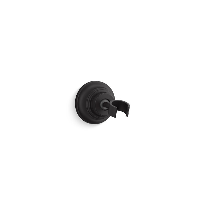 Bancroft Adjustable Wall-Mount Handshower Holder, Matte Black