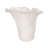 Modern Glam Ceramic Stoneware Vase with Sculptural Ruffled Organic Design and Curved Artistic Silhouette-1956843377