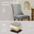 Tufted Upholstered Dining Chairs with Solid Wood Legs-696111902-696111898