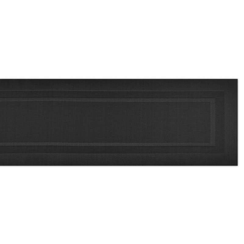 Zapata Vinyl Table Runner, Black
