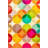 Multi-Colored Mixed Geometric Circle and Rectangle Shape Patterned Modern Decorative Rug-918801065
