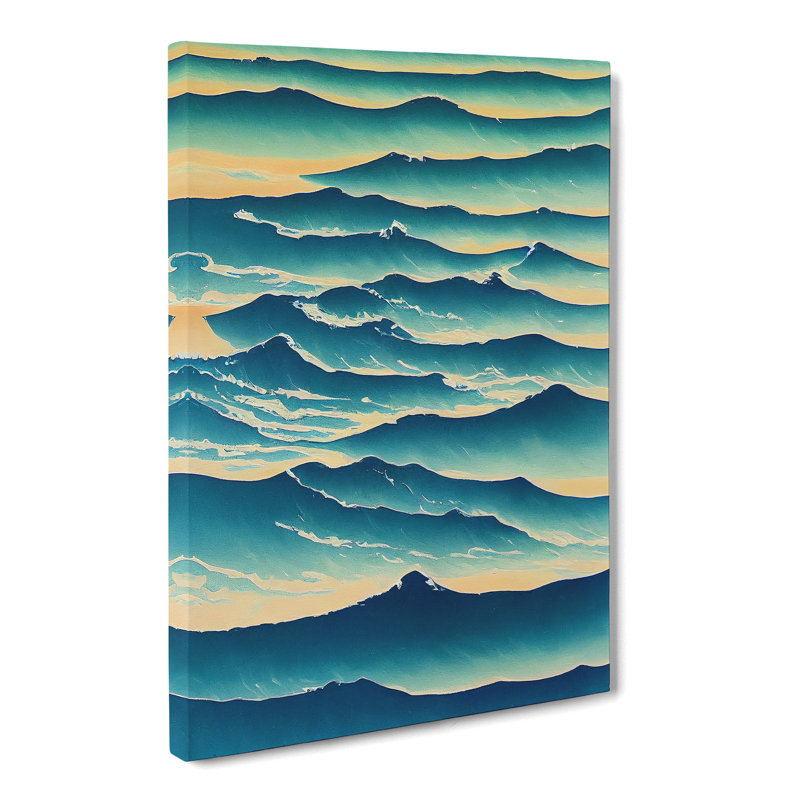 Ocean Seascape Abstract Vol.5 - Wrapped Canvas, 60cm H x 40cm W x 3cm D