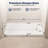 60" X 32" Single Threshold Rectangle Shower Base, Right Drain Acrylic Shower Pan