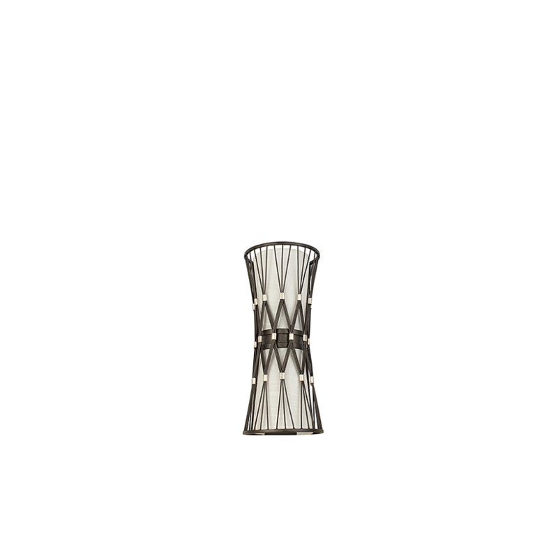 Rumba Bronze Cylinder Dimmable Direct Wired Sconce