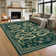 Snakes Machine Washable Area Rug Non Slip Wild Life Serpent Print Rug Low Pile Aesthetics Carpet for Living Room Bedroom Office