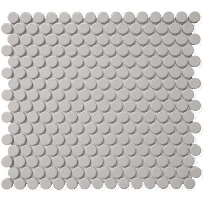 Carreau de mosaïque pour mur et plancher en porcelaine octogonale et à pois 1 po x 1 po