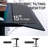 55"W Adjustable Desktop Angle Rectangular Standard Desk With Adjustable Height  (50” to 69”) 
