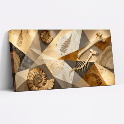 Fossile et fougère