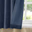 Paire de rideaux obscurcissant en velours bleu marine