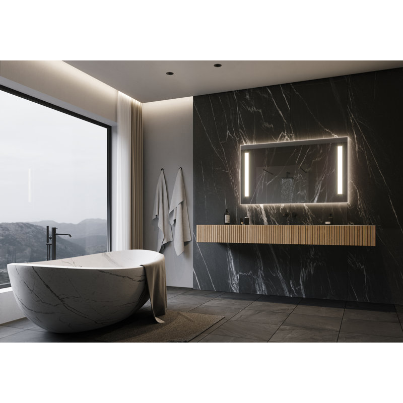 Miroir de salle de bain/meuble-lavabo illuminé del Lency