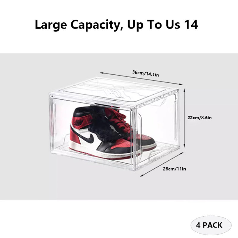 Rangement pour chaussures avec porte magnétique