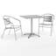 Ensemble de table carrée d'intérieur / extérieur Gearard-2064816594-2064816599