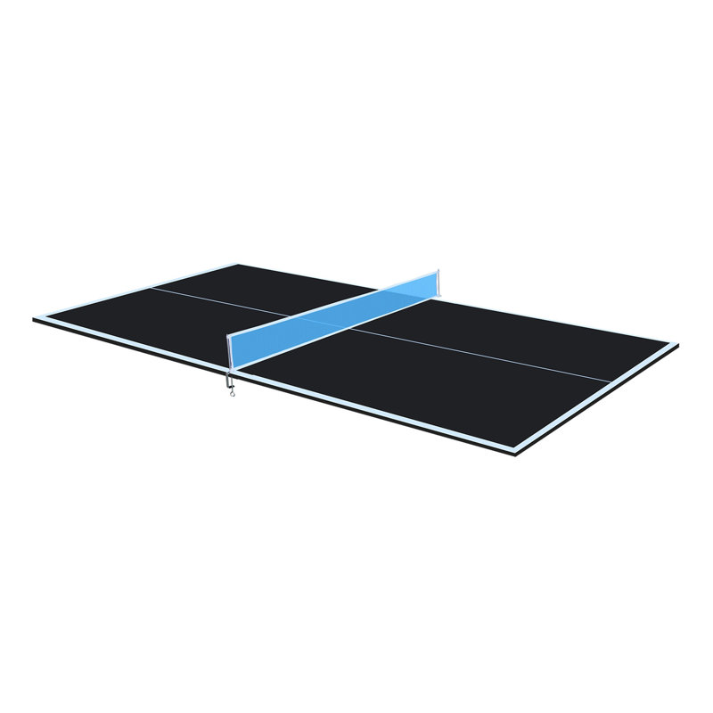 Table de tennis de table pliable et portable 7 * 4Ft, L 48 po x L 84 po, Noir