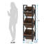 Support de rangement stable pour le vin, support industriel minimaliste chic pour 36 bouteilles