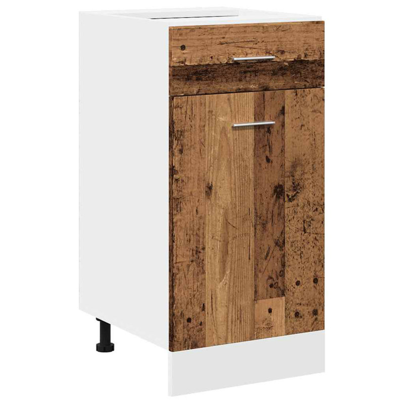 Royer Drawer Bottom Cabinet Lyon 40x46x81.5 cm Engineered Wood, Old Wood
