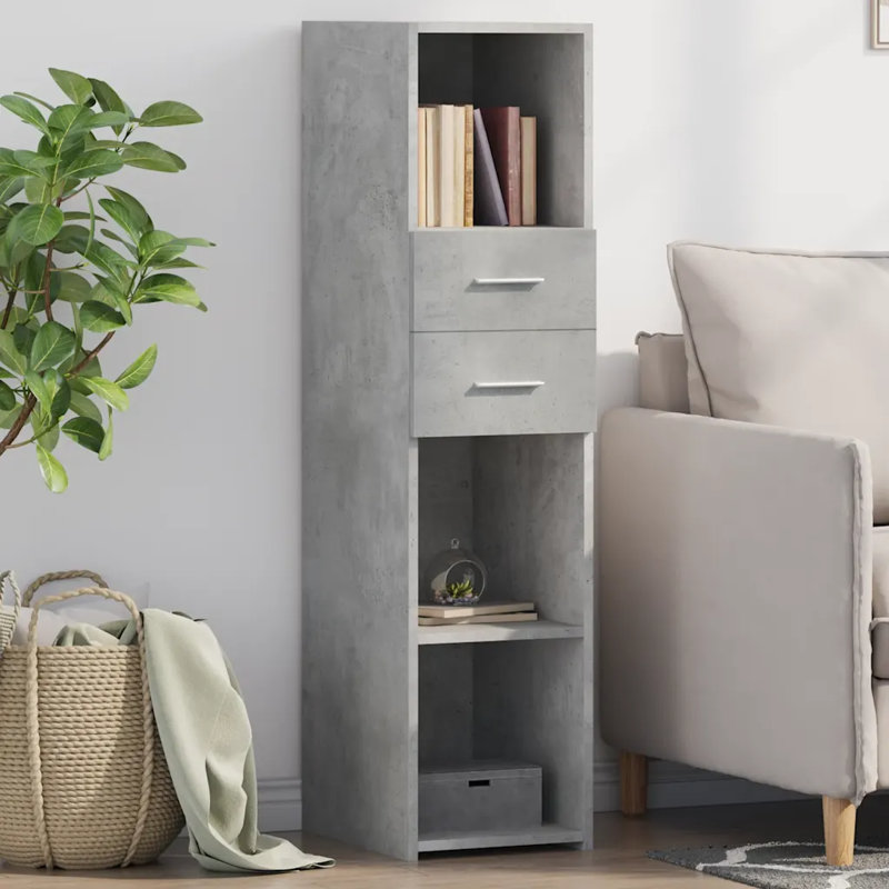 Pristina 30cm Sideboard, Concrete grey