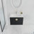 Yosan 27.8'' Wall Mounted Single Bathroom Vanity with Ceramic Top