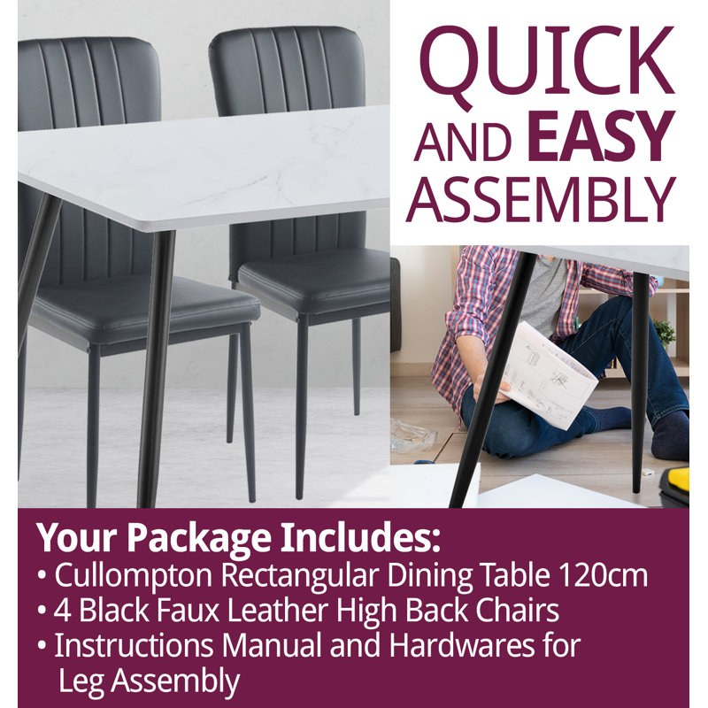 Deviyon 4 - Person Dining Set