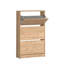 Armoire de rangement à chaussures verticale empilable 24 paires 