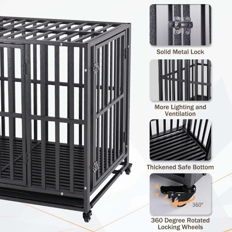 Niche pour chien Fabriciana, H 31,4 po x l 23,6 po x P 37,4 po