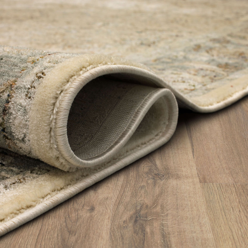 Divina Damask Indoor Rug, Rectangle 8' x 10"
