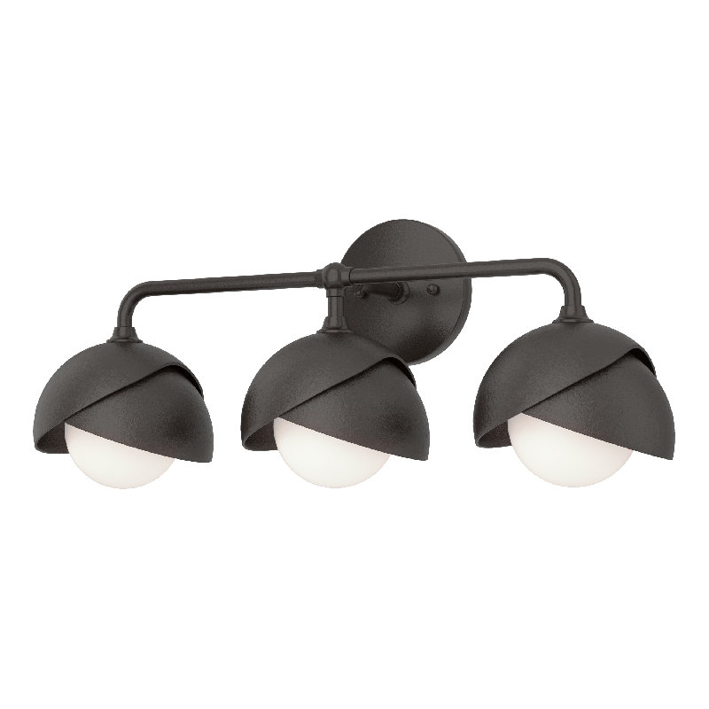 Brooklyn 3 - Light 9.2" Height Dimmable Vanity Light, Black, Oil Rubbed Bronze