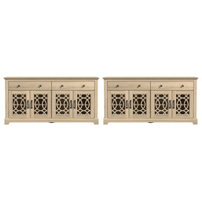 Ensemble de 2 buffets de rangement Wragby