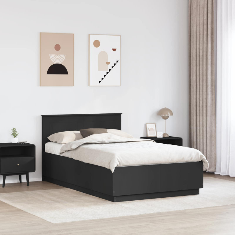 Bed, Double (4'6), Black